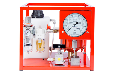 هیدروتست پمپ پنوماتیکی (بادی) هیدرولیکی 2931 بار فشارقوی مدل AHP-Range ساخت هایفورس انگلستان