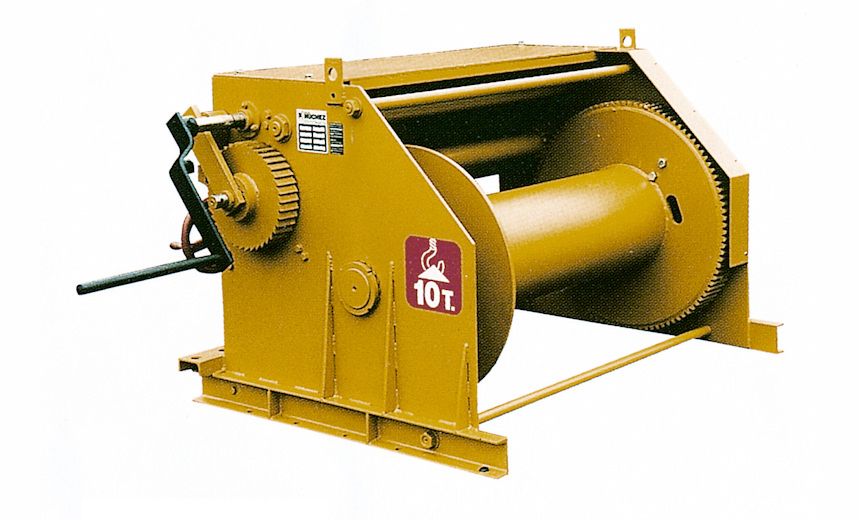 وینچ دستی کشنده عمودی با ظرفیت 10000 کیلوگرم مدل 659 winch ساخت هوچز فرانسه