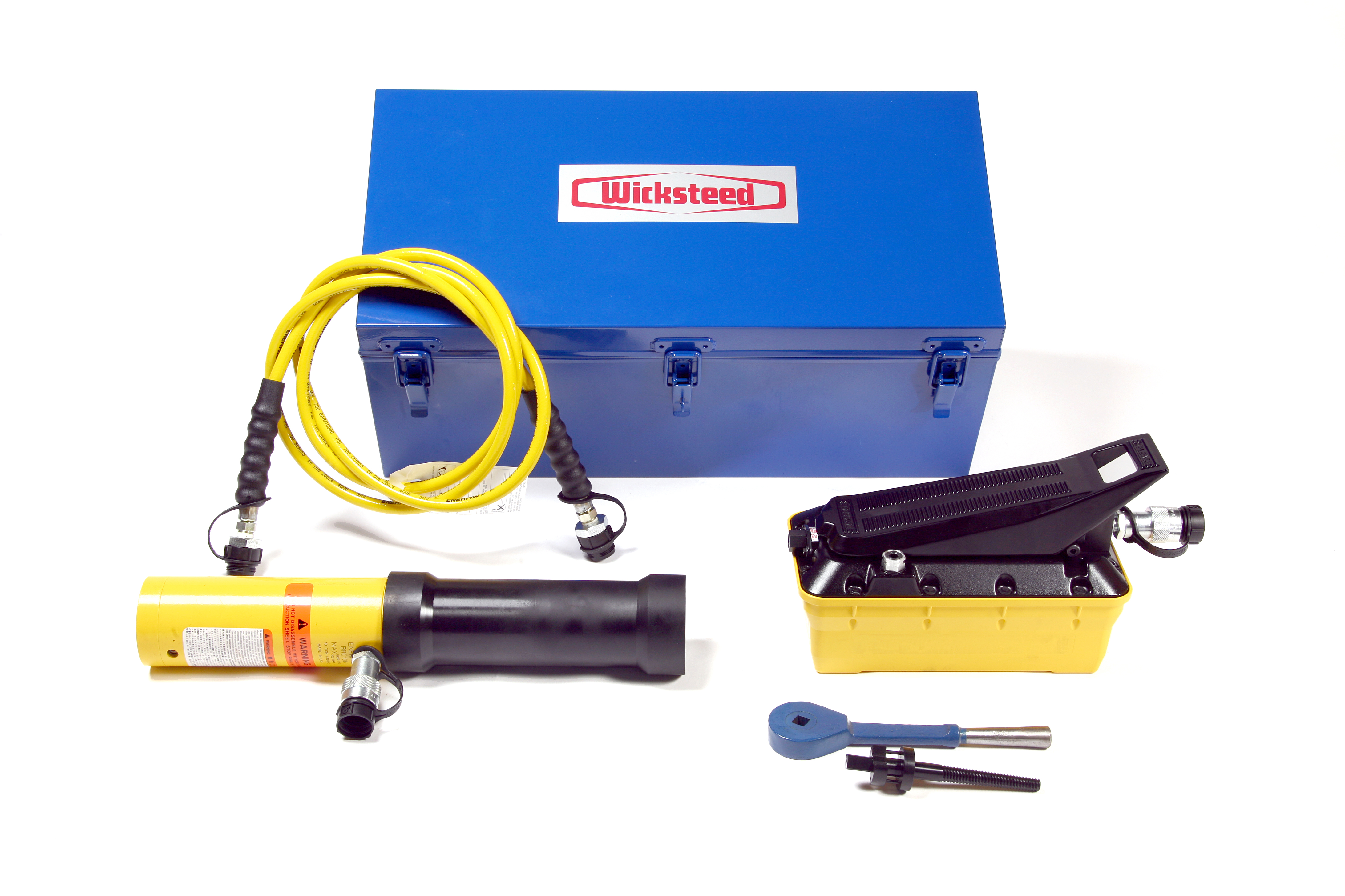 تیوب پولر دستی نیمه اتوماتیک هیدرولیکی پنوماتیکی با ظرفیت 10 تن مدل HTP-2 ساخت ویکستید انگلستان